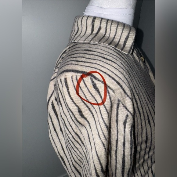 Bottega Veneta Animal Stripe Polo/ Size 4-6 - Picture 6 of 11